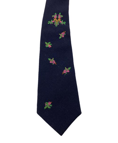 COMME des GARCONS HOMME PLUS（コムデギャルソンオムプリュス）COMME des GARCONS HOMME PLUS (コムデギャルソンオムプリュス) 刺繍ネクタイ　PK054050 ネイビー サイズ:-の古着・服飾アイテム