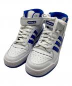 adidas Originalsアディダスオリジナル）の古着「Forum Mid スニーカー　FY4976」｜ホワイト×ブルー