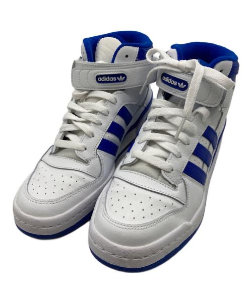 adidas Originals（アディダスオリジナル）adidas originals (アディダスオリジナル) Forum Mid スニーカー　FY4976 ホワイト×ブルー サイズ:26cmの古着・服飾アイテム