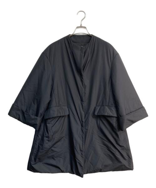 BALLSEY（ボールジィ）BALLSEY (ボールジィ) パデットタフタ Aラインコート ブラック サイズ:Sの古着・服飾アイテム