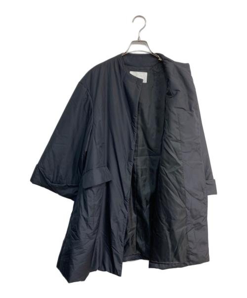 BALLSEY（ボールジィ）BALLSEY (ボールジィ) パデットタフタ Aラインコート ブラック サイズ:Sの古着・服飾アイテム