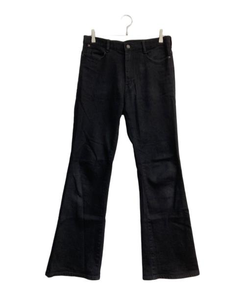LAD MUSICIAN（ラッドミュージシャン）LAD MUSICIAN (ラッドミュージシャン) STRETCH DENIM SLIM FLARE PANTS　2324-513 ブラック サイズ:44の古着・服飾アイテム