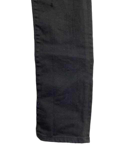 Hysteric Glamour（ヒステリックグラマー）Hysteric Glamour (ヒステリックグラマー) SPBR加工 ISKO ストレッチデニムスキニースリムパンツ　02191AP10 ブラック サイズ:28の古着・服飾アイテム