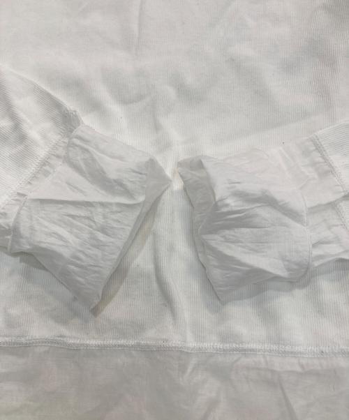 C′NOTE（シーノート）C′NOTE (シーノート) 裾シアーロンT　CLN5042206A0001 ホワイト サイズ:Freeの古着・服飾アイテム