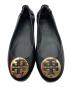 中古・古着 TORY BURCH (トリーバーチ) メタルロゴバレエシューズ　50393 ブラック サイズ:61/2：12000円