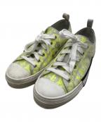 DIOR HOMMEディオール オム）の古着「OBLIQUE B23オブリーク スニーカー　3SN249YNT H160」｜イエロー×ホワイト