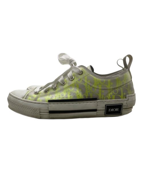 DIOR HOMME（ディオール オム）Dior Homme (ディオール オム) OBLIQUE B23オブリーク スニーカー　3SN249YNT H160 イエロー×ホワイト サイズ:41の古着・服飾アイテム