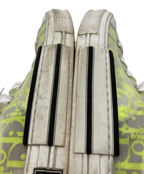 DIOR HOMME（ディオール オム）Dior Homme (ディオール オム) OBLIQUE B23オブリーク スニーカー　3SN249YNT H160 イエロー×ホワイト サイズ:41の古着・服飾アイテム