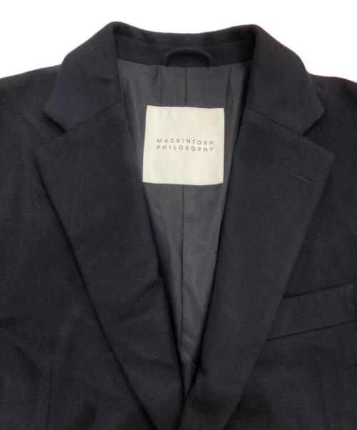 MACKINTOSH PHILOSOPHY（マッキントッシュ フィロソフィー）MACKINTOSH PHILOSOPHY (マッキントッシュ フィロソフィー) チェスターコート ネイビー サイズ:40の古着・服飾アイテム