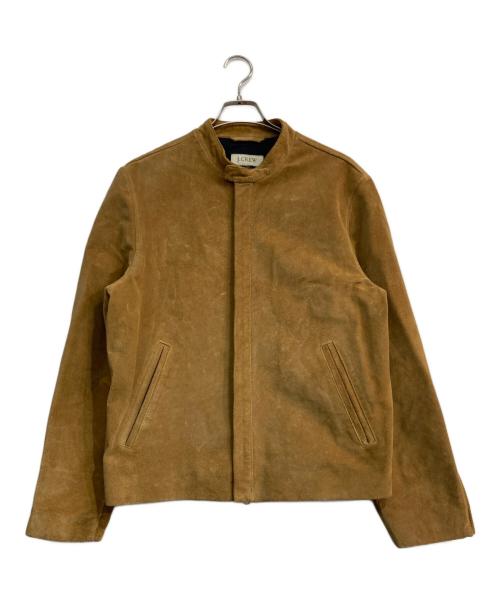J.CREW（ジェイクルー）J.CREW (ジェイクルー) スウェードレザージャケット ブラウン サイズ:Sの古着・服飾アイテム