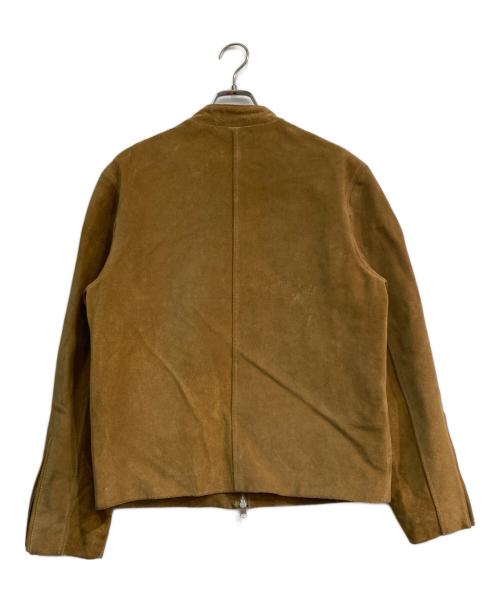 J.CREW（ジェイクルー）J.CREW (ジェイクルー) スウェードレザージャケット ブラウン サイズ:Sの古着・服飾アイテム