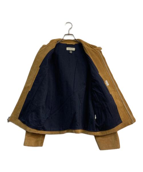 J.CREW（ジェイクルー）J.CREW (ジェイクルー) スウェードレザージャケット ブラウン サイズ:Sの古着・服飾アイテム