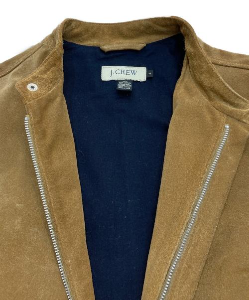 J.CREW（ジェイクルー）J.CREW (ジェイクルー) スウェードレザージャケット ブラウン サイズ:Sの古着・服飾アイテム