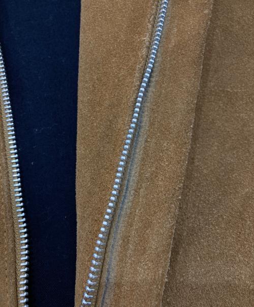 J.CREW（ジェイクルー）J.CREW (ジェイクルー) スウェードレザージャケット ブラウン サイズ:Sの古着・服飾アイテム
