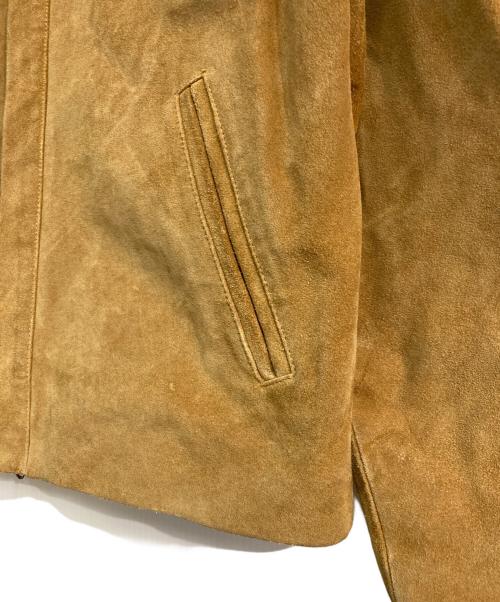J.CREW（ジェイクルー）J.CREW (ジェイクルー) スウェードレザージャケット ブラウン サイズ:Sの古着・服飾アイテム