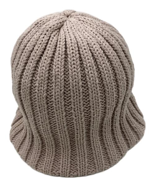 kijima takayuki（キジマタカユキ）kijima takayuki (キジマタカユキ) RECYCLED COTTON BEANIE ベージュの古着・服飾アイテム