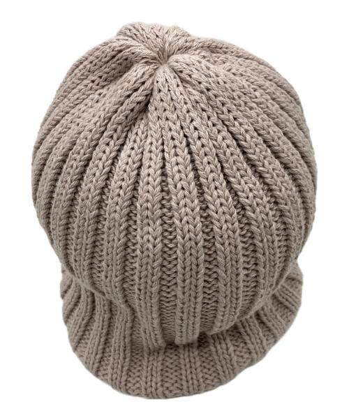 kijima takayuki（キジマタカユキ）kijima takayuki (キジマタカユキ) RECYCLED COTTON BEANIE ベージュの古着・服飾アイテム
