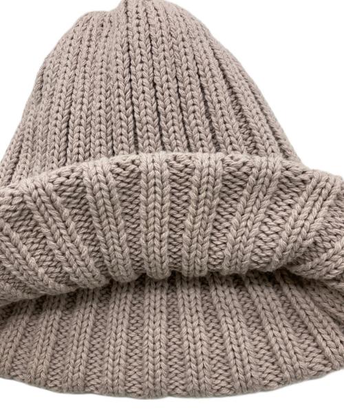 kijima takayuki（キジマタカユキ）kijima takayuki (キジマタカユキ) RECYCLED COTTON BEANIE ベージュの古着・服飾アイテム