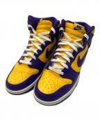 NIKEナイキ）の古着「Dunk High Retro "Lakers"　DD1399-500」｜イエロー