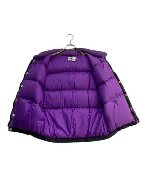 Crescent Down Works（クレセントダウンワークス）Crescent Down Works (クレセントダウンワークス) ダウンベスト ブラック×パープル サイズ:Ｍの古着・服飾アイテム
