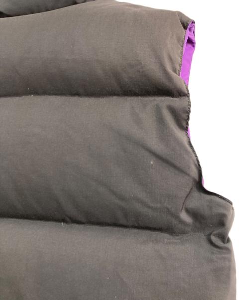 Crescent Down Works（クレセントダウンワークス）Crescent Down Works (クレセントダウンワークス) ダウンベスト ブラック×パープル サイズ:Ｍの古着・服飾アイテム