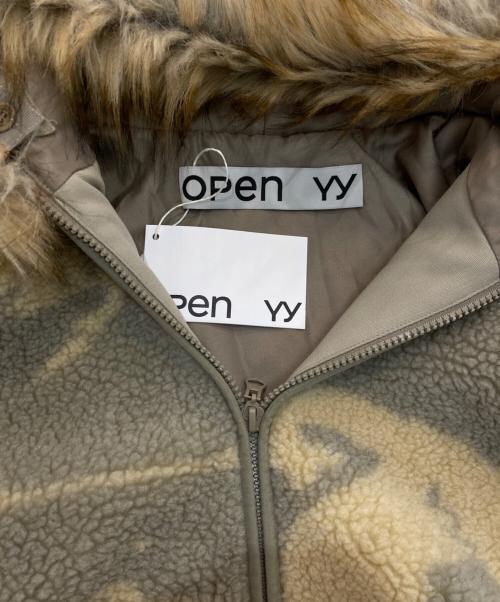 OPEN YY（オープンワイワイ）OPEN YY (オープンワイワイ) SKIING FLEECE HOODIE JACKET　YY234JK007 ベージュ サイズ:1 未使用品の古着・服飾アイテム