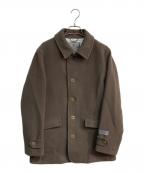 nano・universeナノ・ユニバース）の古着「SUPER140’S ウールステンカラーコート」｜グレー