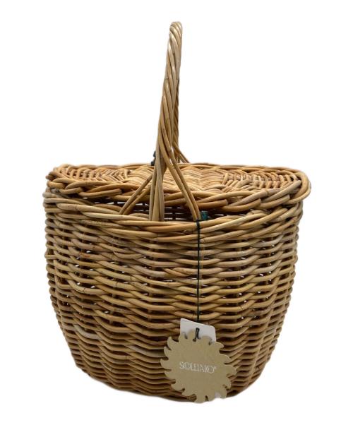 SOULEIADO（ソレイアード）SOULEIADO (ソレイアード) カゴバッグ　76-03-71-03002 ベージュ サイズ:-の古着・服飾アイテム