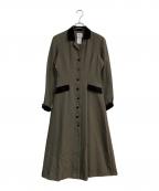 LAURA ASHLEYローラ アシュレイ）の古着「Aラインワンピース」｜ブラウン