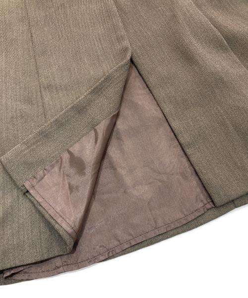 LAURA ASHLEY（ローラ アシュレイ）LAURA ASHLEY (ローラ アシュレイ) Aラインワンピース ブラウン サイズ:7の古着・服飾アイテム