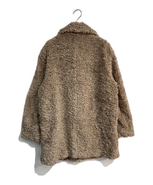 BABYLONE（バビロン）BABYLONE (バビロン) プードルミドルコート ベージュ サイズ:Freeの古着・服飾アイテム