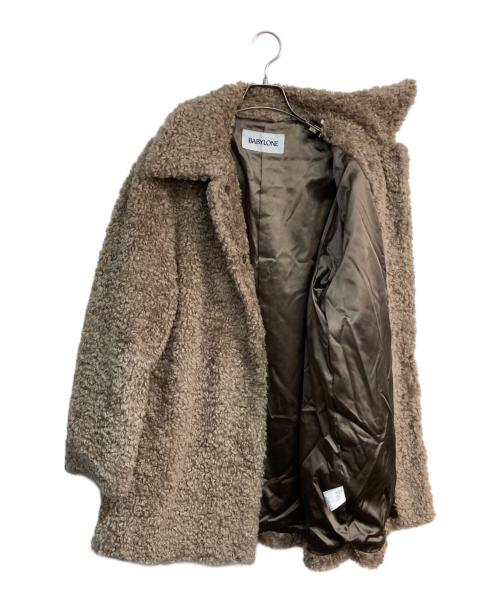 BABYLONE（バビロン）BABYLONE (バビロン) プードルミドルコート ベージュ サイズ:Freeの古着・服飾アイテム