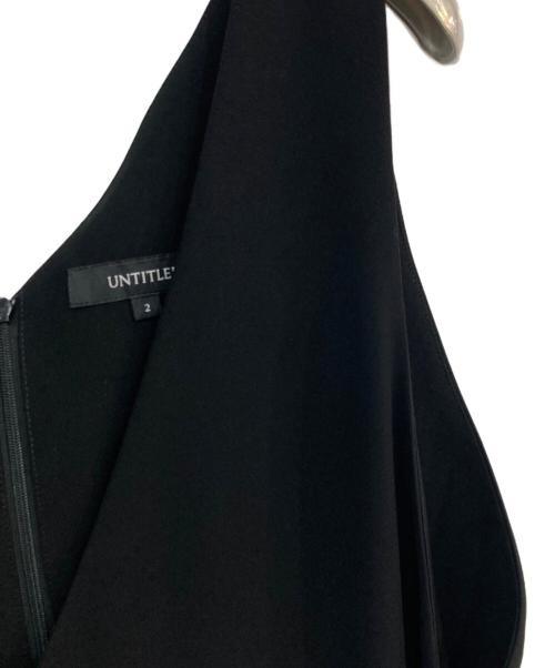 UNTITLED（アンタイトル）UNTITLED (アンタイトル) フレアジャンパースカート ブラック サイズ:2の古着・服飾アイテム