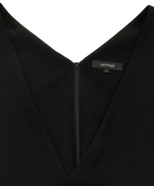 UNTITLED（アンタイトル）UNTITLED (アンタイトル) フレアジャンパースカート ブラック サイズ:2の古着・服飾アイテム