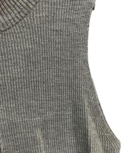 JOURNAL STANDARD relume（ジャーナルスタンダード レリューム）JOURNAL STANDARD relume (ジャーナルスタンダード レリューム) フルジップニットベスト　24080462704030 グレー サイズ:Freeの古着・服飾アイテム