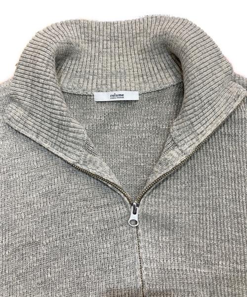 JOURNAL STANDARD relume（ジャーナルスタンダード レリューム）JOURNAL STANDARD relume (ジャーナルスタンダード レリューム) フルジップニットベスト　24080462704030 グレー サイズ:Freeの古着・服飾アイテム