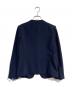 PLST (プラステ) トリアセブレンドカラーレスジャケット　12-4104000 ネイビー サイズ:M 未使用品：6000円