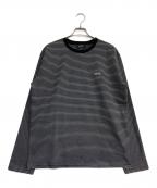 A.P.C.アーペーセー）の古着「ELLISON L/S JPS　24253-1-96741」｜ブラック×ホワイト