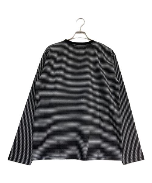 A.P.C.（アーペーセー）A.P.C. (アーペーセー) ELLISON L/S JPS　24253-1-96741 ブラック×ホワイト サイズ:M 未使用品の古着・服飾アイテム