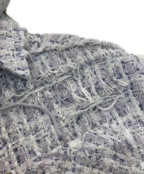 FR(13)NDS（フレンズ）FR(13)NDS (フレンズ) ダメージツイードSHIRT　MS3971 787 パープル サイズ:Mの古着・服飾アイテム