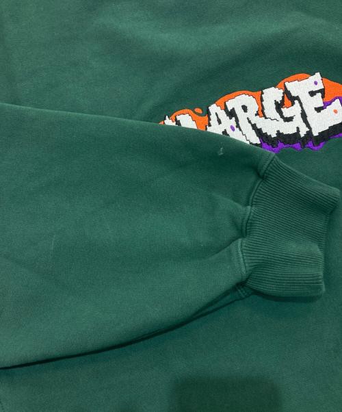 X-LARGE（エクストララージ）X-LARGE (エクストララージ) GRAFFITI CREWNECK SWEAT　101233012028 グリーン サイズ:XLの古着・服飾アイテム