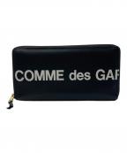 COMME des GARCONSコムデギャルソン）の古着「HUGELOGOWALLET」｜ブラック