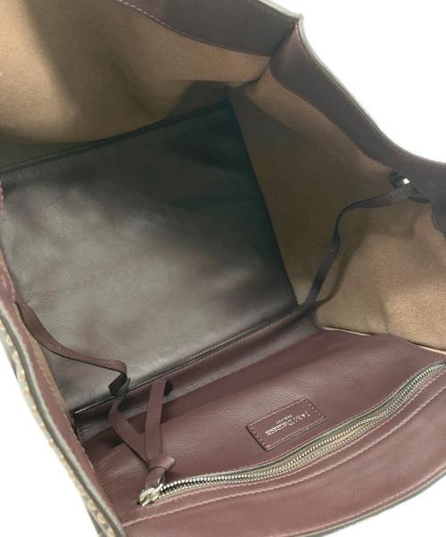 J&M DAVIDSON（ジェイ＆エム デヴィッドソン）J&M DAVIDSON (ジェイ＆エム デヴィッドソン) BELLE WITH STUDS ワインレッドの古着・服飾アイテム