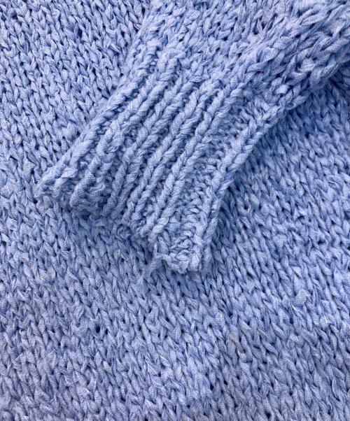 Spick and Span（スピック＆スパン）Spick and Span (スピックアンドスパン) ライトリボンヤーンルーズニット　25SS　25080200523010 ブルー サイズ:Freeの古着・服飾アイテム