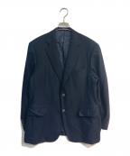 Aquascutumアクアスキュータム）の古着「カシミヤテーラードジャケット」｜ネイビー