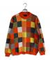 JERSILD（ジャーシルド）の古着「チェック柄ニット」｜オレンジ