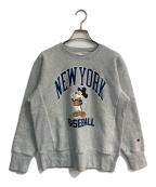 Champion×DISNEYチャンピオン×ディズニー）の古着「リバースウィーブスウェット　C3-A031」｜グレー