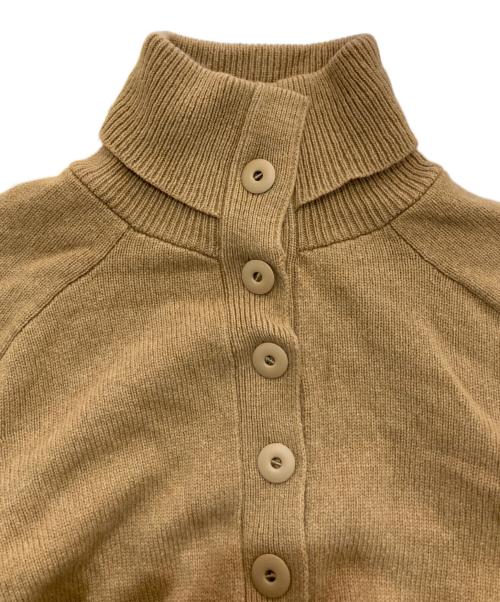 BALENCIAGA（バレンシアガ）BALENCIAGA (バレンシアガ) スタンドネックニットカーディガン　329073 ベージュ サイズ:36の古着・服飾アイテム