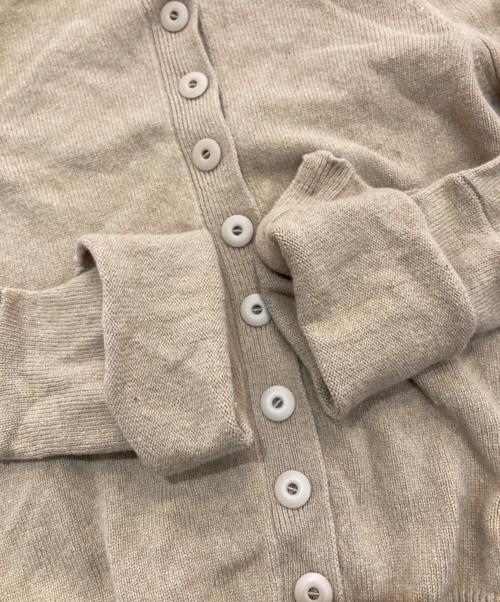 BALENCIAGA（バレンシアガ）BALENCIAGA (バレンシアガ) スタンドネックニットカーディガン　329073 ベージュ サイズ:36の古着・服飾アイテム