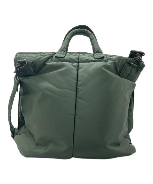 PORTER（ポーター）PORTER (ポーター) 2WAY HELMETBAG セージグリーンの古着・服飾アイテム